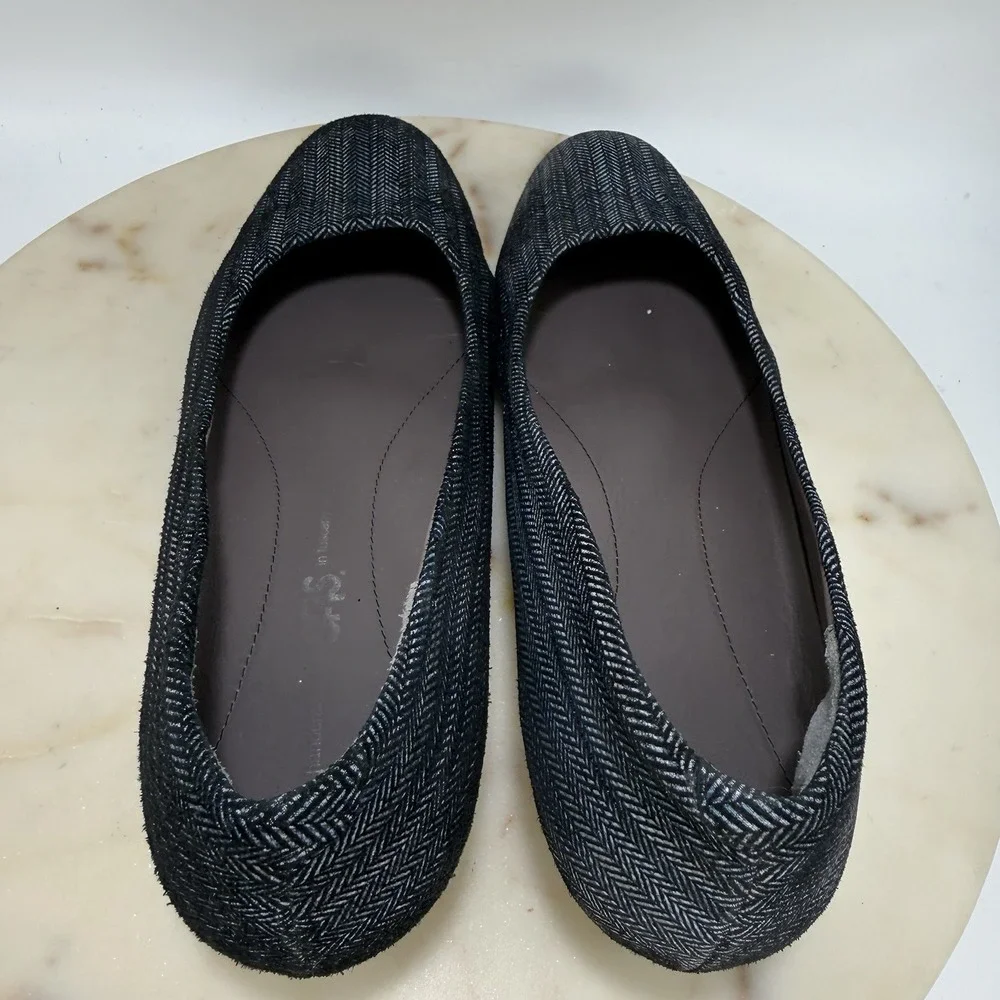 SAS Sofia Leather Wedge Pumps Made in Italy, Size 9WW